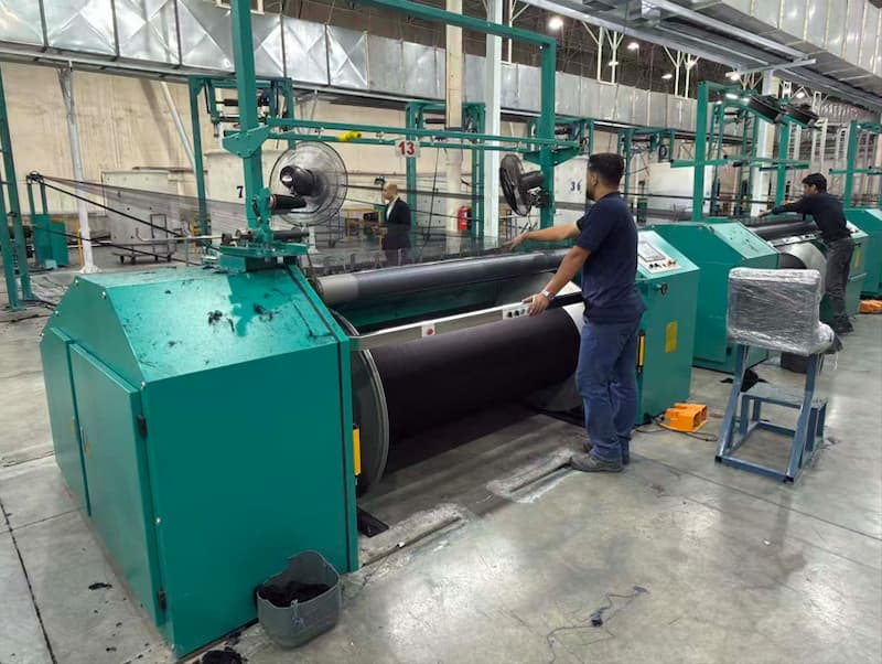 Weaving Mill On-Site: Workers Say This Rebeaming Machine Is the Best!
