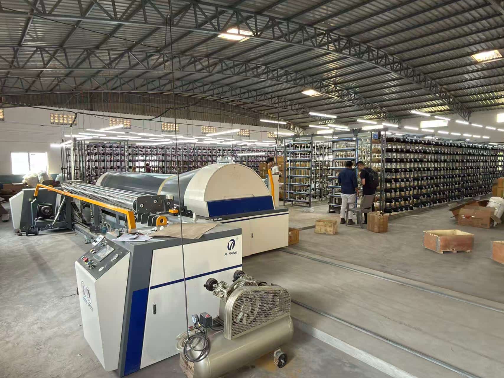 direct warping machine