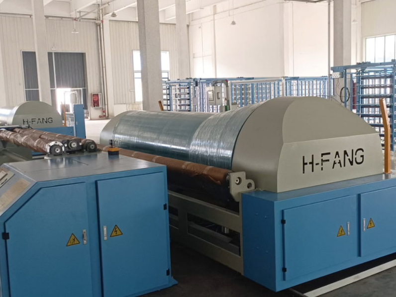 Witness On‑Site Progress: Our Custom Sectional Warping Machine Nears Completion